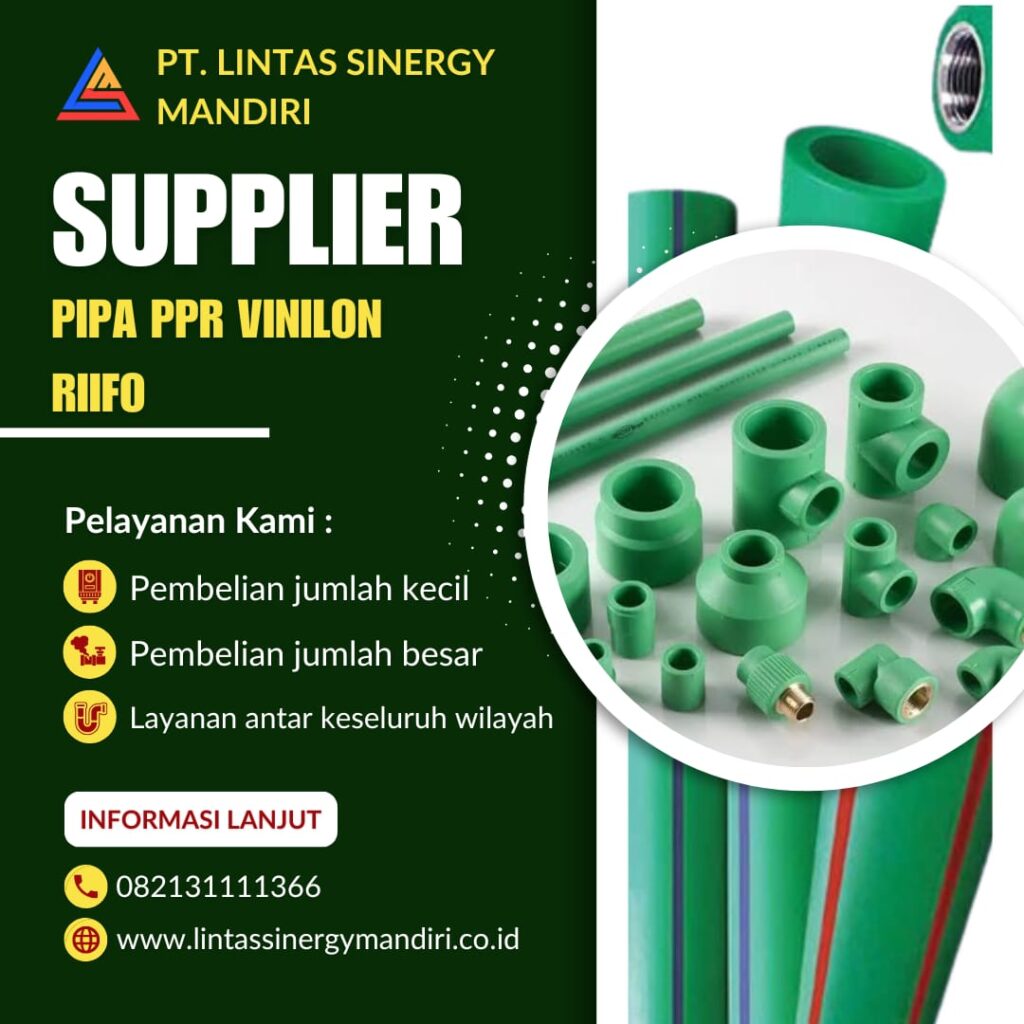 SUPPLIER PIPA PPR VINILON RIIFO MURAH DI KUNINGAN WA 082131111366